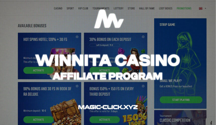 Scopri il Fascino dei Giochi con Winita Slot